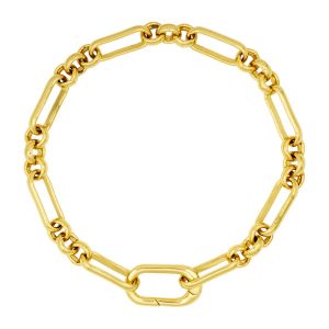 Gold Piaf Chain Bracelet