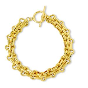 Saffron Gold Chain Bracelet