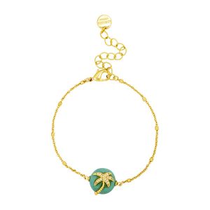 Biarritz Turquoise Palm Bracelet