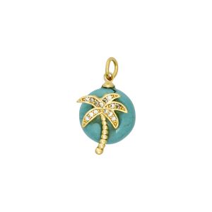 Palm Gold Turquoise