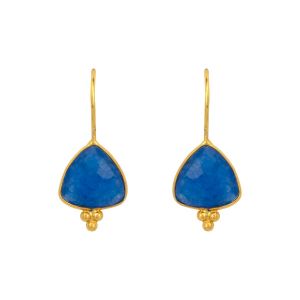 Lola Earrings Blue Jade