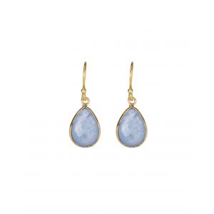 Ava Earrings Blue Jade