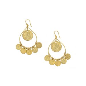 Greek Island Gold Earrings