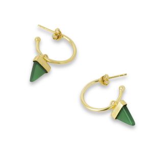 Paula Green Jade Earrings 