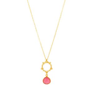 Allegra Pink Jade Necklace