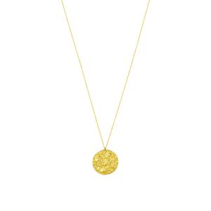 Harmonia Long Gold Coin Pendant Necklace