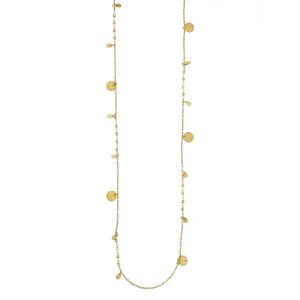 Athens Gold Coin Necklace gold