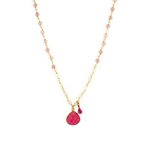 Pink Portia Necklace