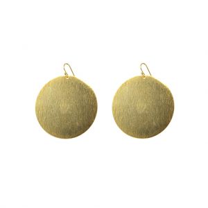 Santorini Gold Disc Earrings